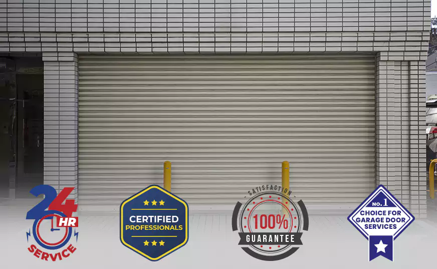 New Amarr Automatic Roll Up Garage Doors Installation in Surfside, FL