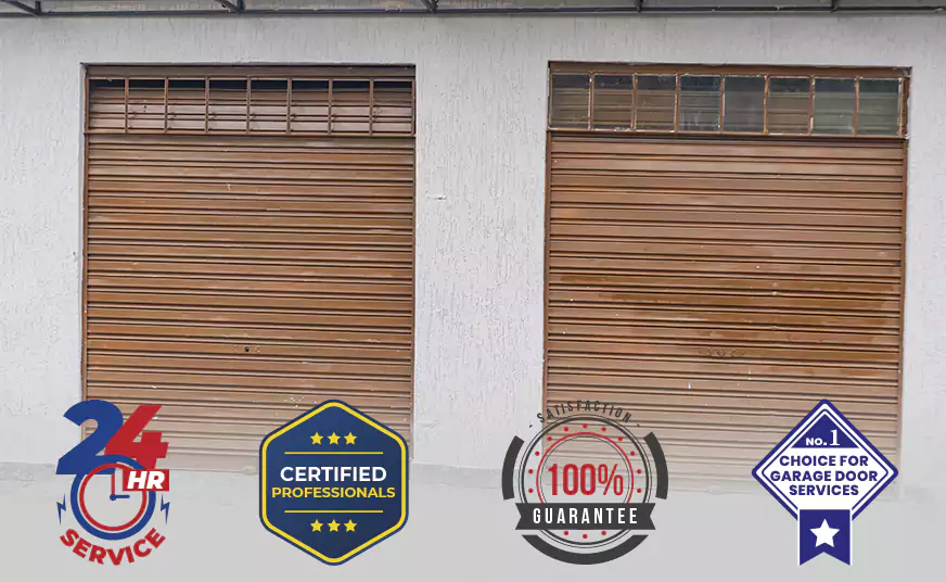 Residential Wood Roll Up Garage Doors in Surfside, FL