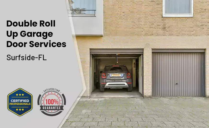 Double Roll Up Garage Doors Surfside-FL 