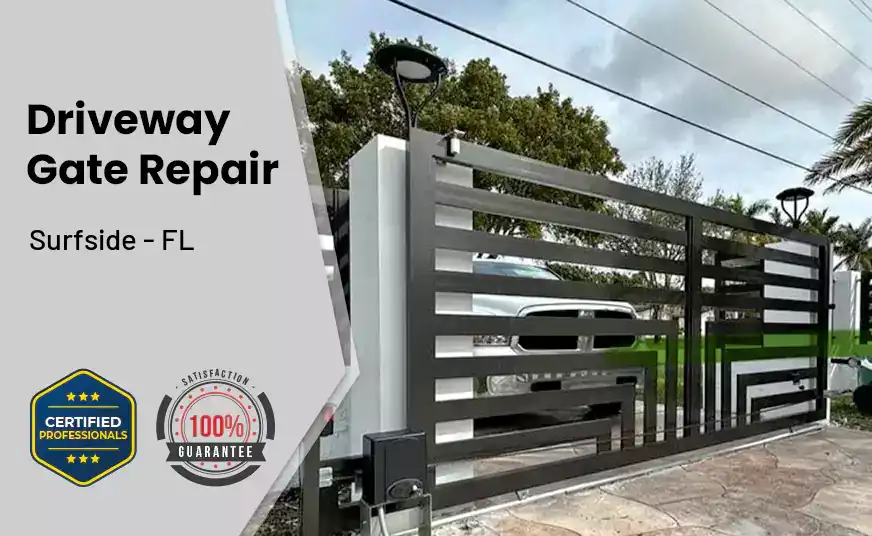 Driveway Gate Repair Surfside - FL 