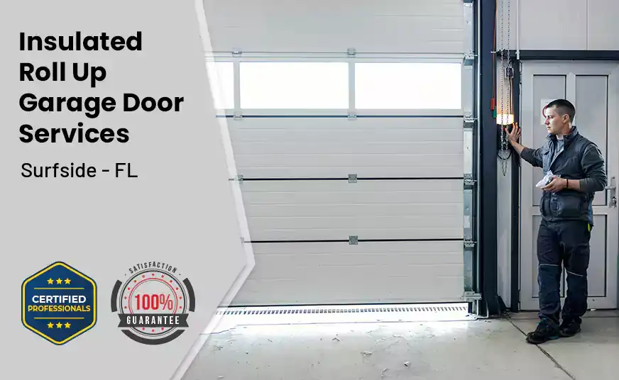 Insulated Roll Up Garage Door Surfside - FL 